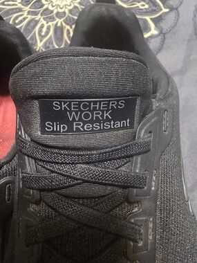Skechers Work Women's Slip-Resistant Black Work Shoe